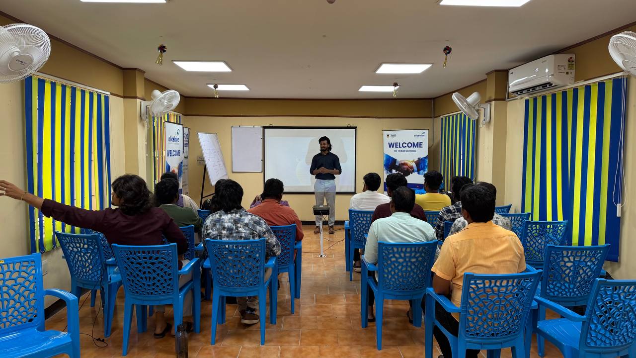 Mohanraj C teaching MASTA batch